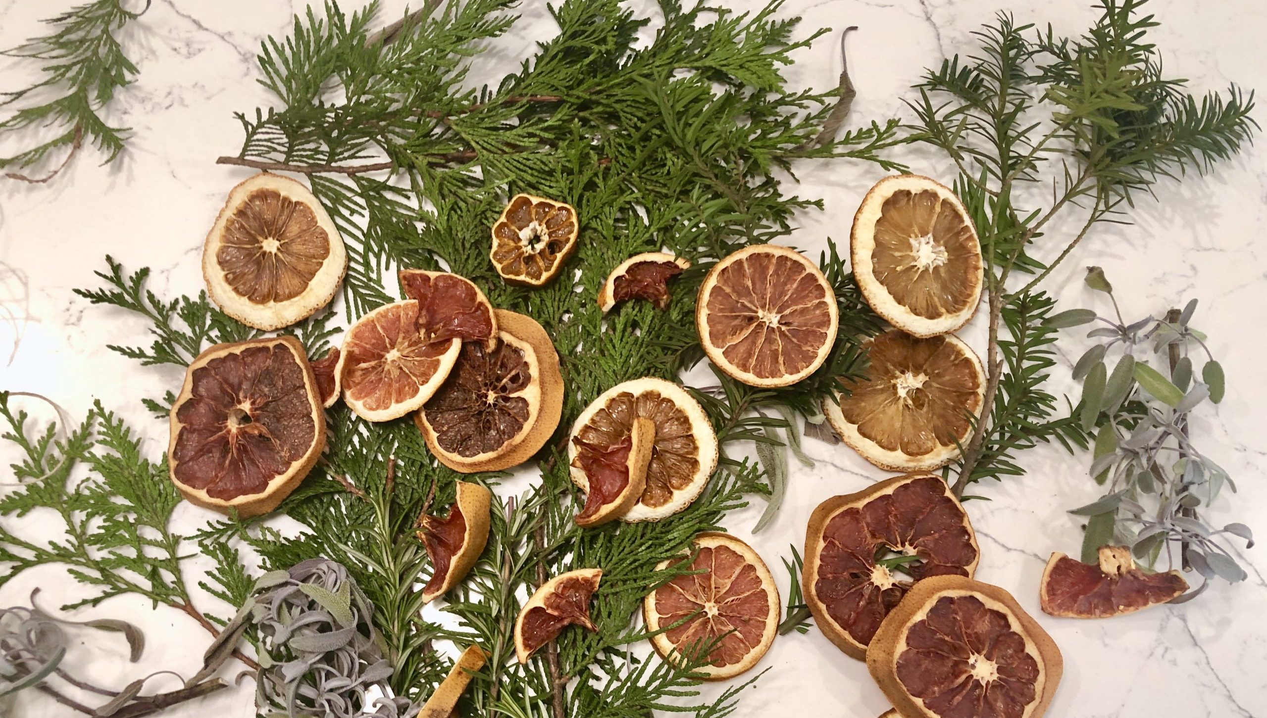 Winter Citrus and Sage DIY